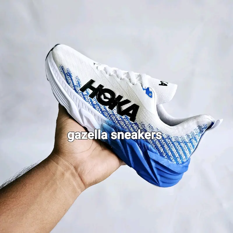 Sepatu running pria hoka mach / Sepatu lari pria Olahraga outdoor fitnes jogging gym senam aerobik goes 0