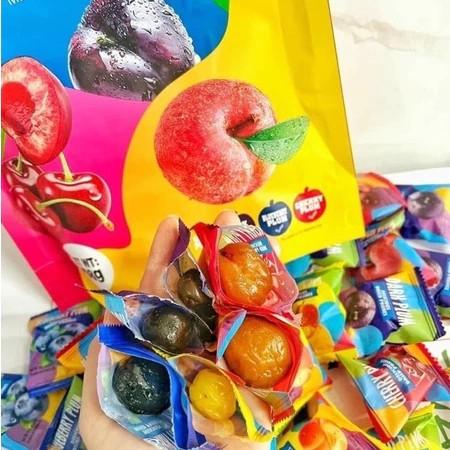  Ô Mai Trái Cây Plum Mix 5 Vị 408gram - Cherry Việt Quất Mơ Mận Vàng Đen Đỏ Chua Snack Ăn Vặt Food Thức Ăn Cay Không Caffeine Không Gluten Không Chất Béo Chuyển Hóa 