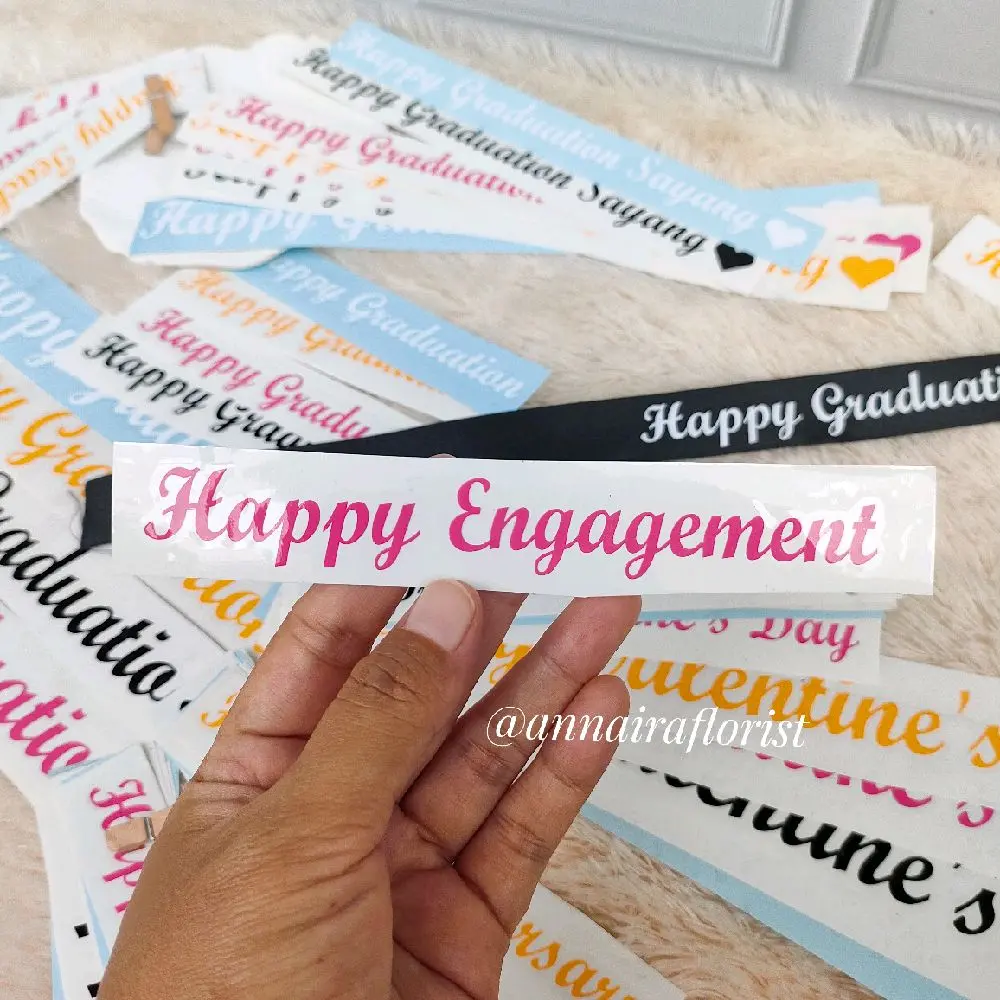 Cutting Sticker Untuk Ucapan Buket 2 Ukuran Cutting Sticker Untuk Ucapan Buket 2 Ukuran