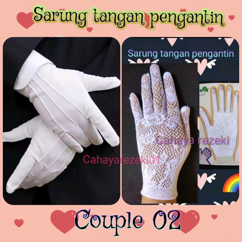 SARUNG TANGAN PENGANTIN COUPLE PRIA DAN WANITA Gloves 0