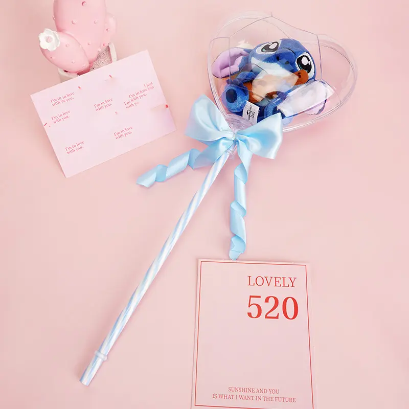 Lotso Bear Stitch  Buket Bunga Dan Balon /Buket Bunga Boneka Buket Wisuda /Cewek Cowok Bunga Kado Wisuda / Buket Bunga Artificial Hadiah 4