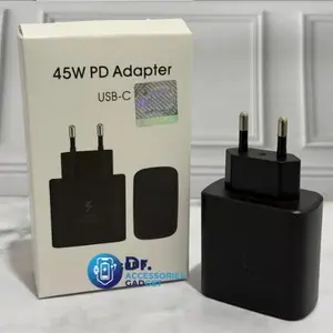 Charger adaptor SAMSNG 45W type C original 100% super fast charging adaptor bergaransi