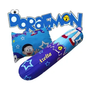 Set Sarung Bantal dan Guling Karakter Doraemon Motif Menarik - Bed Nyaman Berkualitas Terjamin Tampilan Unik dan Kualitas Terjamin