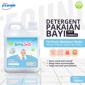 Deterjen Bayi Baby Liquid Detergent 1 L Baru Lahir Balita