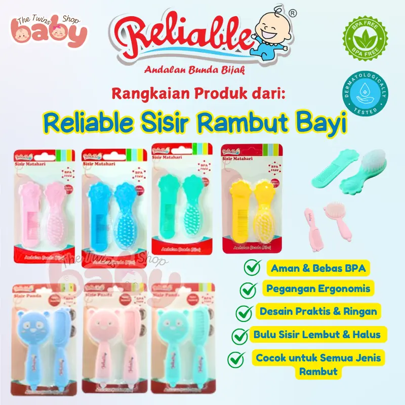 Reliable Sisir Brush Baby | Sisir Rambut Karakter