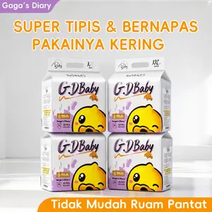 [4 BALL]gaga's diary perlengkapan  lahiran bayi popok murah promo newborn  diapers pants baby tape diaper celana 1 lusin murah  hari ini _All Size M-L-XL-XXL