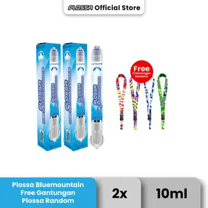 Plossa Bluemountain 10ml (PAKET ISI 2) Free Gantungan plossa