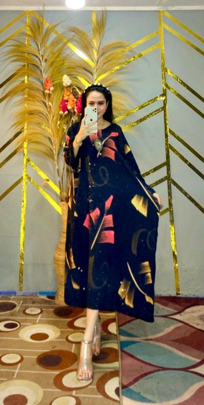 Product Introduction of LONGDRESS JUMBO ECER LD 140 PB 115 RAYON SANTUNG MOTIF PAMELA ONLY 45 RIBU 21