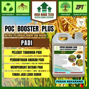 Pupuk Padi Sawah Terbaik Agar Cepat Tumbuh Lebat Dan Penyubur Tanah Poc 1 Liter Jagotani Yogyakarta