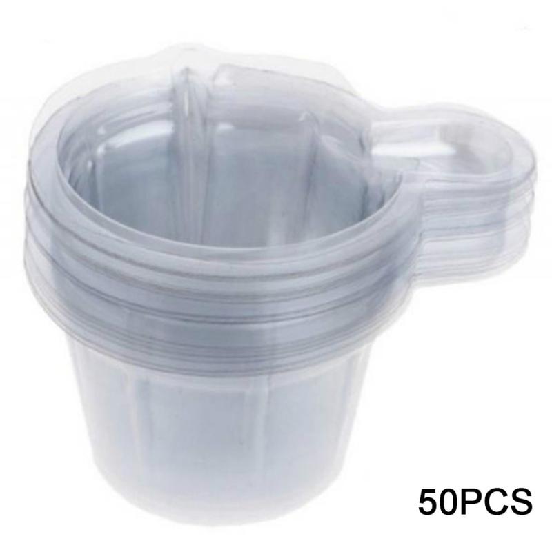 50pcs DIY Crystal Epoxy Dispensing Cup Adjusting Cup Disposable Mixed Plastic Cup Epoxy Toning Cup describe:product detailed information 100% brand new and high quality Disposable mixed plastic drip tinting cup For DIY handmade, easy to use  material: 2
