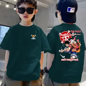 NinetyNine Baju Anak Cowok 7-15 Tahun Motif One Piece Kualitas Premium