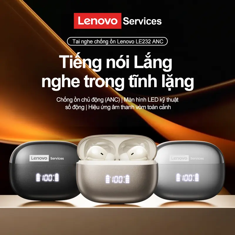 Tai nghe không dây lenovo LE232 ANC với khử tiếng ồn, cuộc gọi rõ nét và âm trầm sâu, tai nghe Bluetooth 6.0 với màn hình hiển thị pin LED, thời gian phát nhạc lên đến 45 giờ, ENC cho cuộc gọi rõ ràng khi đi làm và du lịch | BigBuy360 - bigbuy360.vn Tai nghe không dây lenovo LE232 ANC với khử tiếng ồn, cuộc gọi rõ nét và âm trầm sâu, tai nghe Bluetooth 6.0 với màn hình hiển thị pin LED, thời gian phát nhạc lên đến 45 giờ, ENC cho cuộc gọi rõ ràng khi đi làm và du lịch | BigBuy360 - bigbuy360.vn