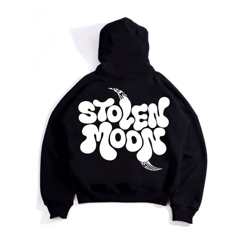 JUMHUR | HOODIE BOXY SWEATER FLEECE OVERSIZE | STOLEN MOON