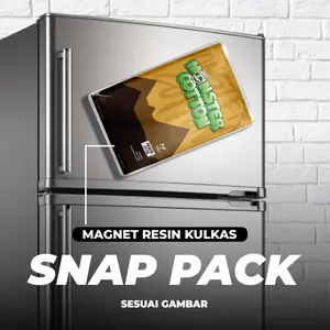 Magnet Resin Hiasan Kulkas - COTTON - Ukuran SEDANG - SNAP PACK isi 2 Pcs - Bahan Bagus dan Berkualitas