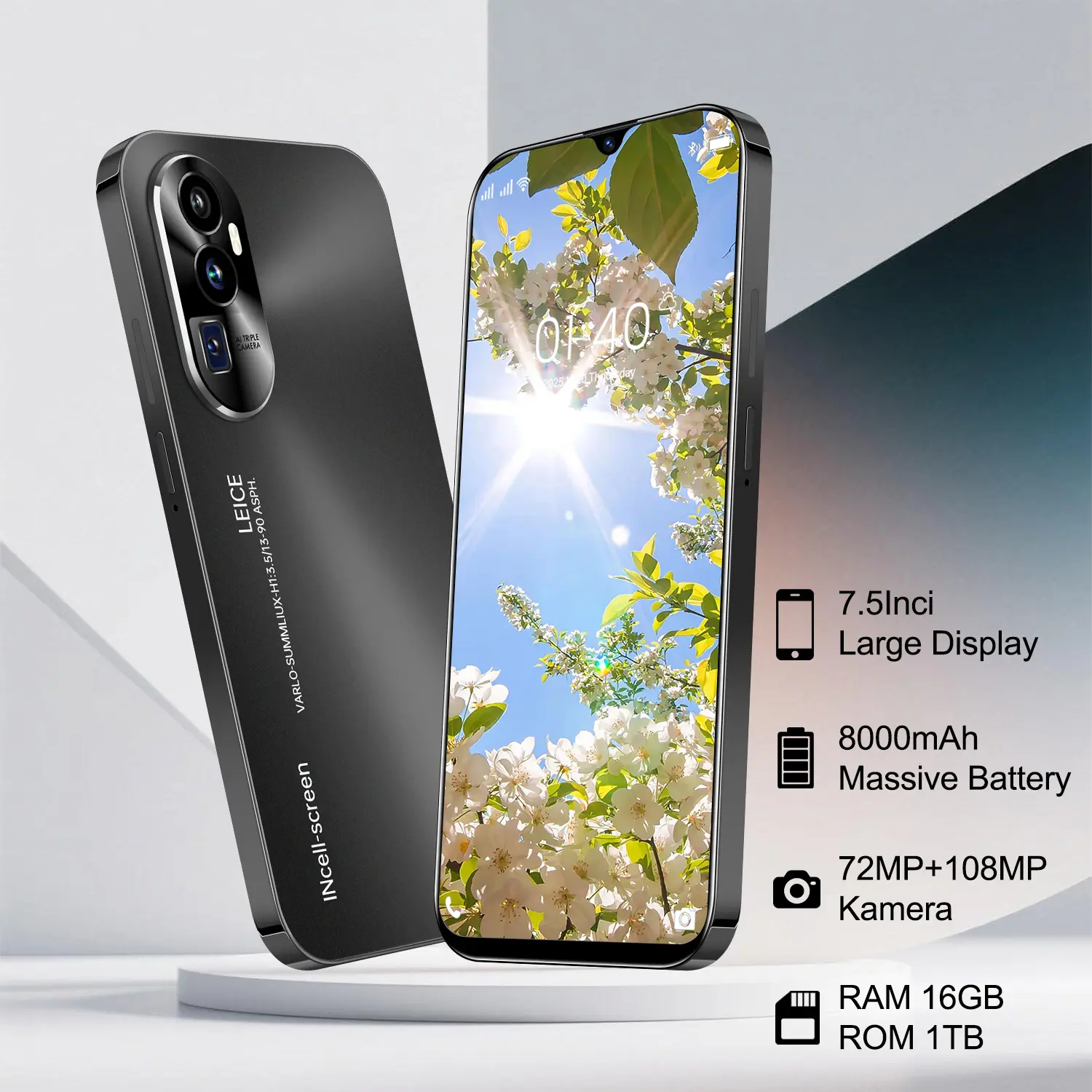REN0 15Pro HP Murah Ponsel Garansi Resmi Promo dengan Bluetooth