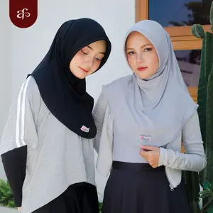 alfaeyza - Hijab Sport Pinguin | Bergo Sport Oval | Jilbab Olahraga | Faeyza Sport