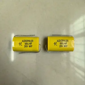 Audiophiler kapasitor 6.8 mikro - 250volt (kuning)