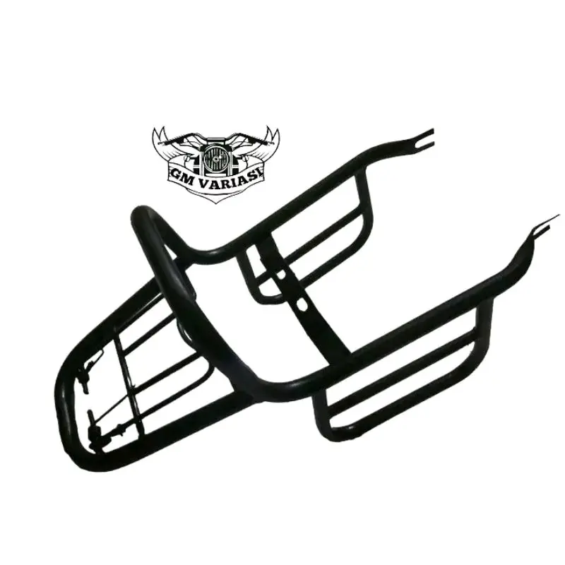 Behel Backrack Braket Rak Jepit Belakang Kawasaki w175 side bag w175