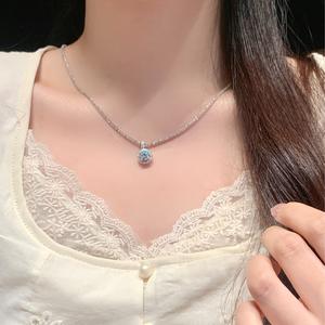 Kalung Berpintal, Rekaan Terkini, Diperbuat daripada Perak S925, Barang Kemas untuk Wanita Moden, Gaya Canggih