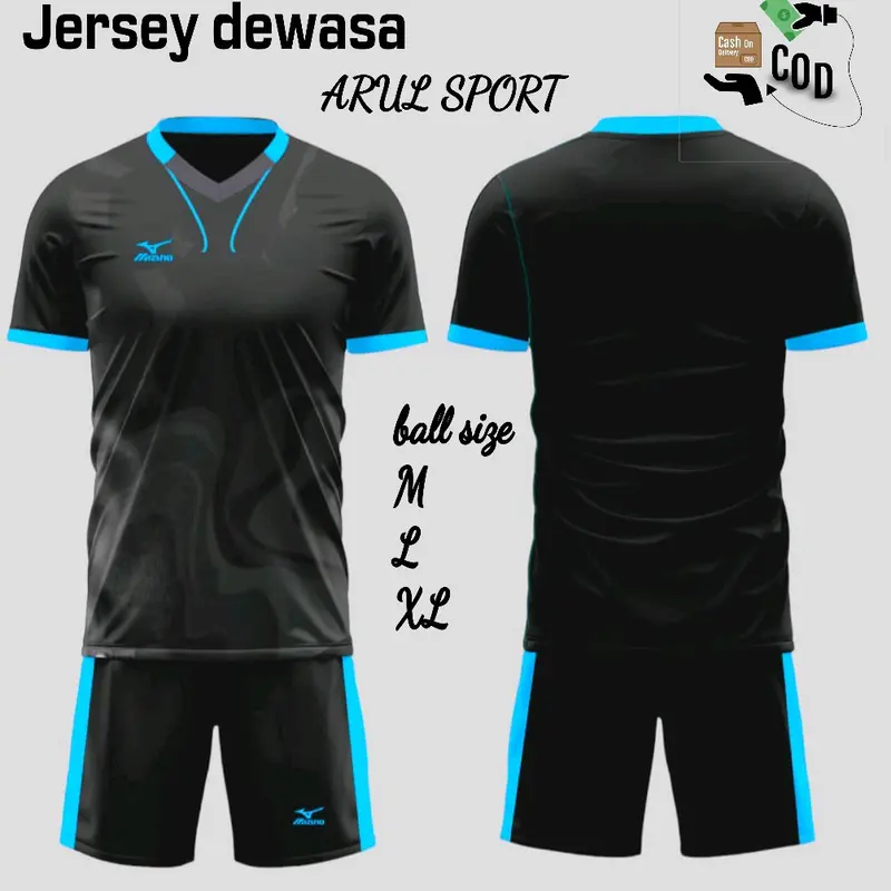 SETELAN BAJU OLAHRAGA DEWASA FUTSAL BOLA VOLI BADMINTON DLL Jersey 1