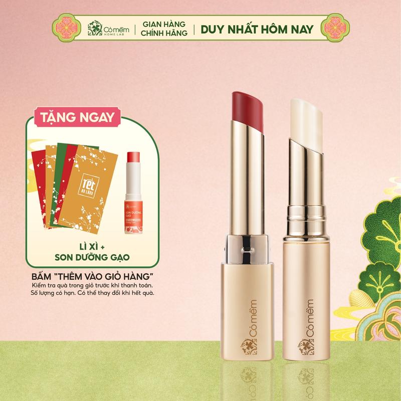 Bộ Combo son cao cấp Nhã Nhiên cho môi xinh mọng mướt Cỏ Mềm