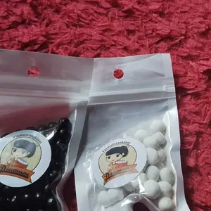 Paket Topping Si Boba Putih dan Boba Manik Hitam Klip Madure