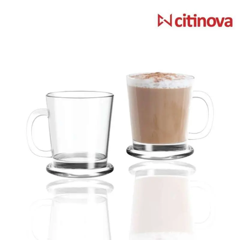 Gelas Kaca Citinova Arabica 180 ML (1SET 6PCS) kopi cafe Coffee