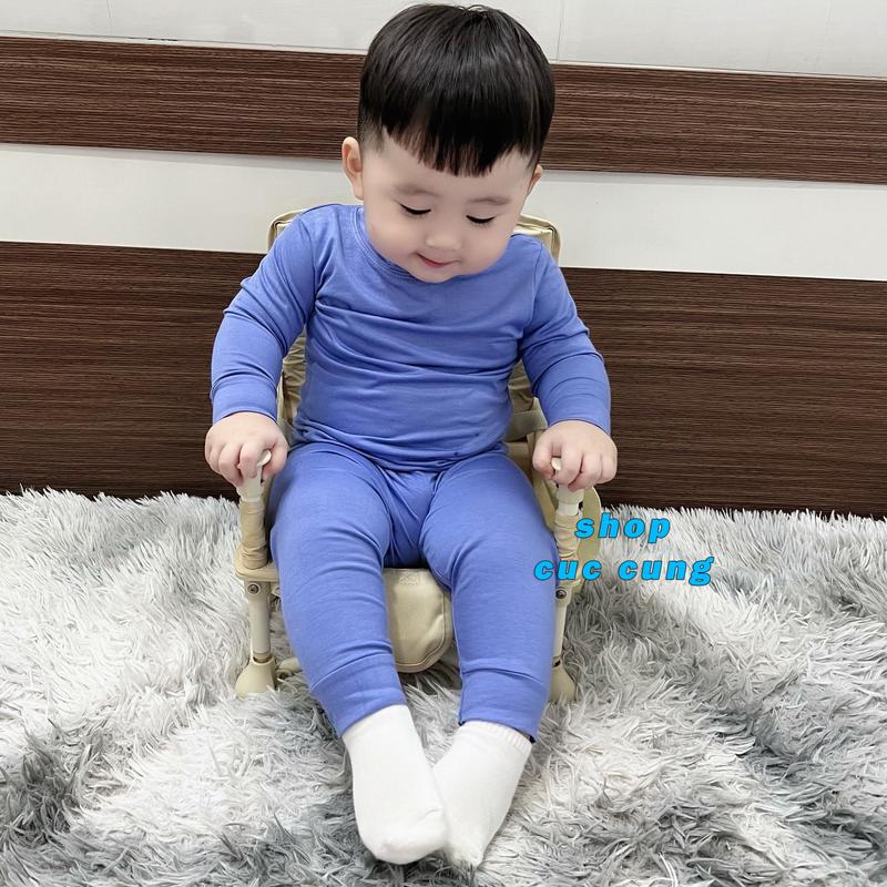 Bộ đồ thun lạnh áo dài tay,quần dài. cho bé trai,bé gái,trẻ em