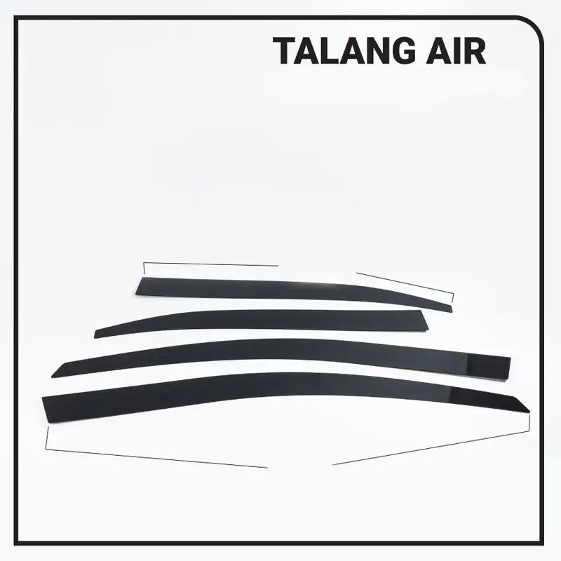Talang Air Pintu Mobil Wuling Alvez 2023 Model Flat Rata 4 Pintu 1