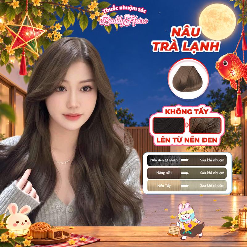 Combo thuốc nhuộm tóc Nâu Lạnh - không cần tẩy | MEME HAIR