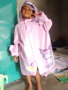 Product Review of A-CROSS JAS HUJAN SETELAN ANAK KUROMI DENGAN RUANG RANSEL DI BELAKANG LUCU DAN IMUT Pvc Biru Pink from E**g N**a 1