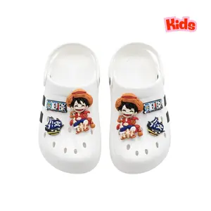 Vivid Sunday - Sandal Sepatu Anak Murah Premium Baim Kodok Clog Cowok Free Jibbits Empuk Nyaman EVA