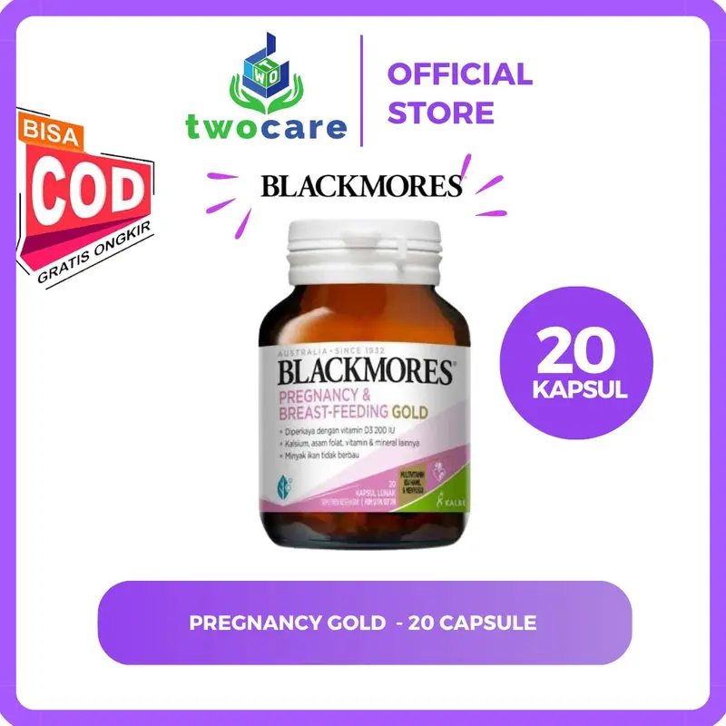 BLACKMORES PREGNANCY AND BREASTFEEDING GOLD BPOM KALBE - 20 kapsul 0