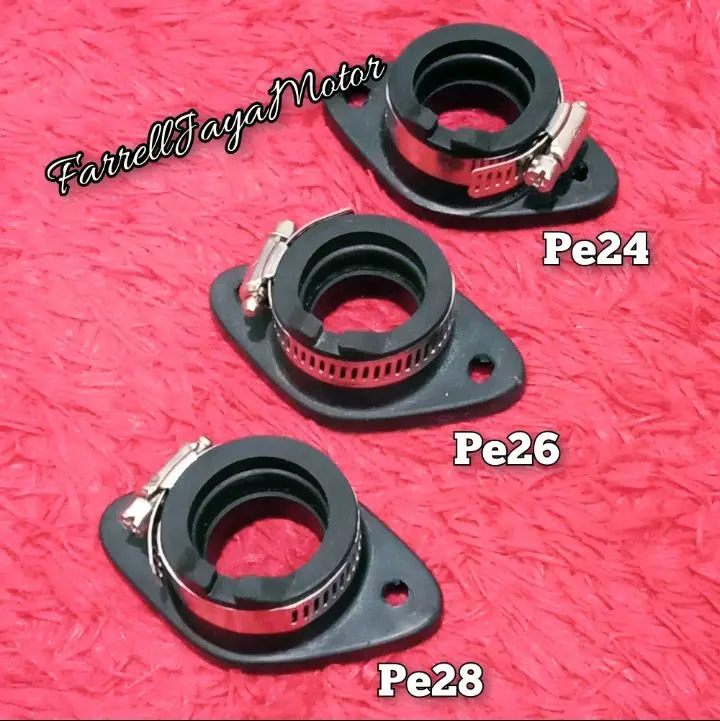 Karet Intake Kuping PE PWK PWL 24 26 28 Karet Manipol Manifold