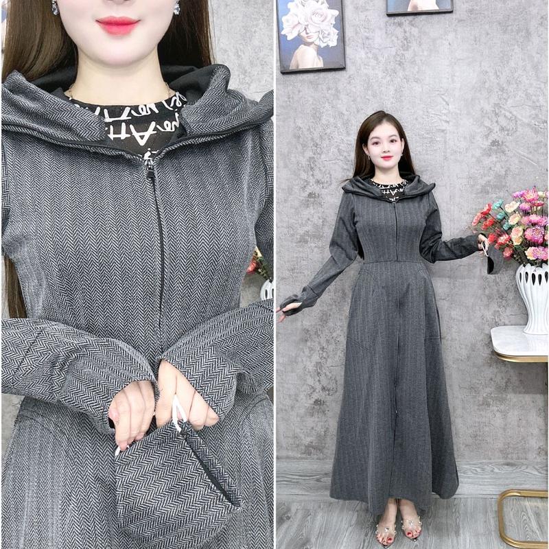 [1 LỚP] Áo chống nắng Umi 1 lớp toàn thân, dáng váy xoè rộng 40-80kg - Chất vải dày dặn, mềm mịn, co dãn 4 chiều