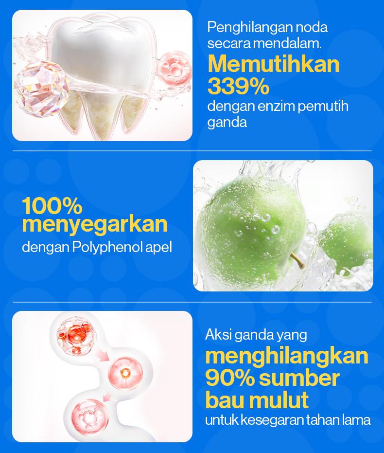 [Live] [Buat Gigi Sensitif] usmile Paket Oral Care Pasta Gigi Fresh White 110gr (Varian Random) & Repair White 100gr | Putih & Segar saat Siang Repair Enamel untuk Malam | Pemutih Gigi | Pasta Gigi Whitening | Nafas Segar | Gigi Sensitif