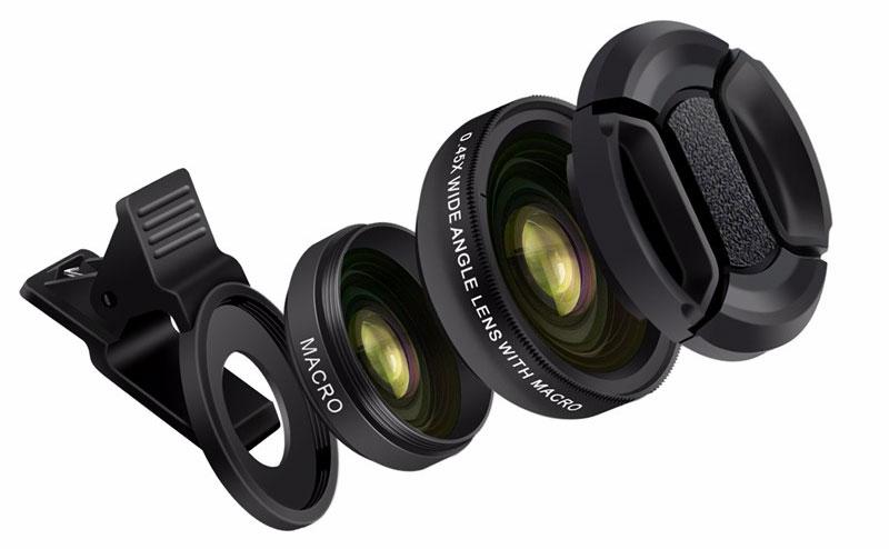 Product Introduction of [ COD ] APEXEL Lensa Super Wide Angle Lens 0.45X + Macro Smartphone - APL-0.45WM 14