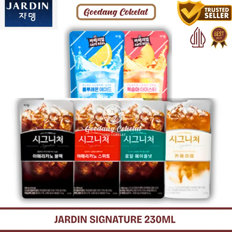 JARDIN Signature Korean Americano Coffee Pouch Korean Drink Minuman Korea Impor Pouch 230ml 0