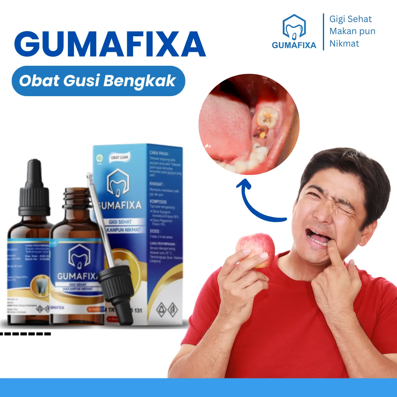 Gumafixa - Solusi Gigi Sehat - Atasi Sakit Gigi dan Sakit Gusi Bengkak