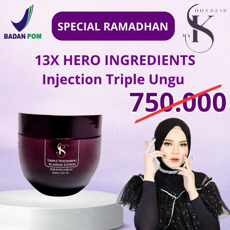 MY SKOONHEID| TRIPLE WHITENING LOTION SCANDALANGGUR