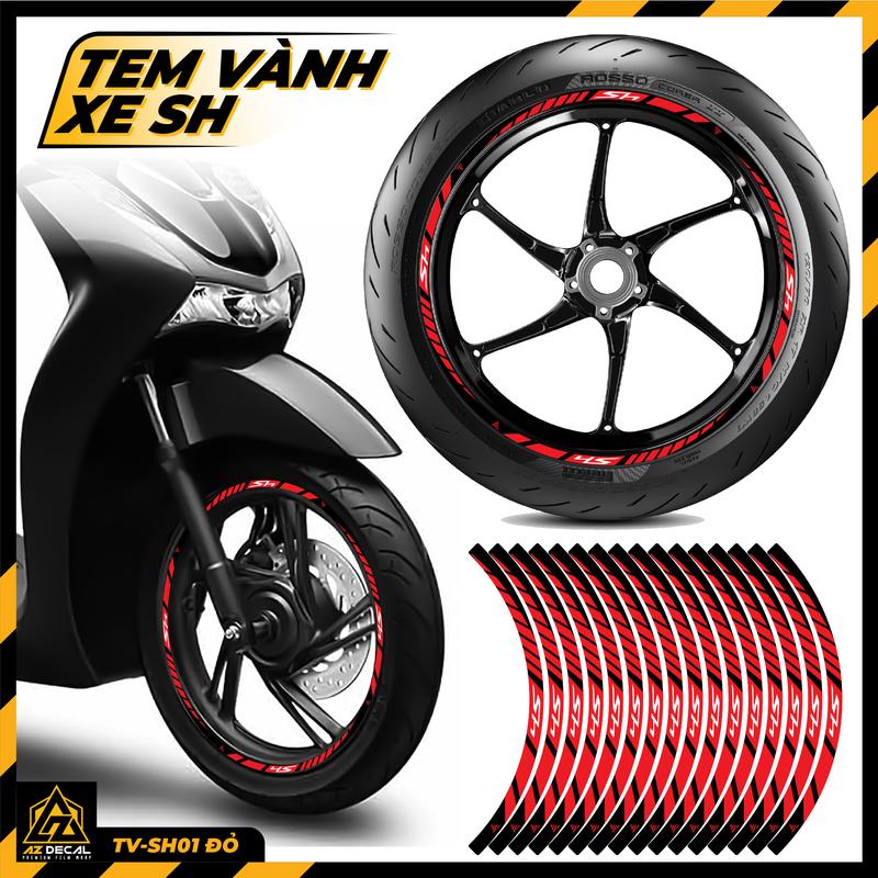 Tem Dán Vành SH Phản Quang | Tem Chỉ Mâm SH Siêu Đẹp | Chống - TikTok ...