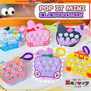 POP IT MINI ELEKTRONIK Mainan Edukasi Anak Squishy Bubble Game Nyala Musik Light LED Fidget Quick Permainan Toys