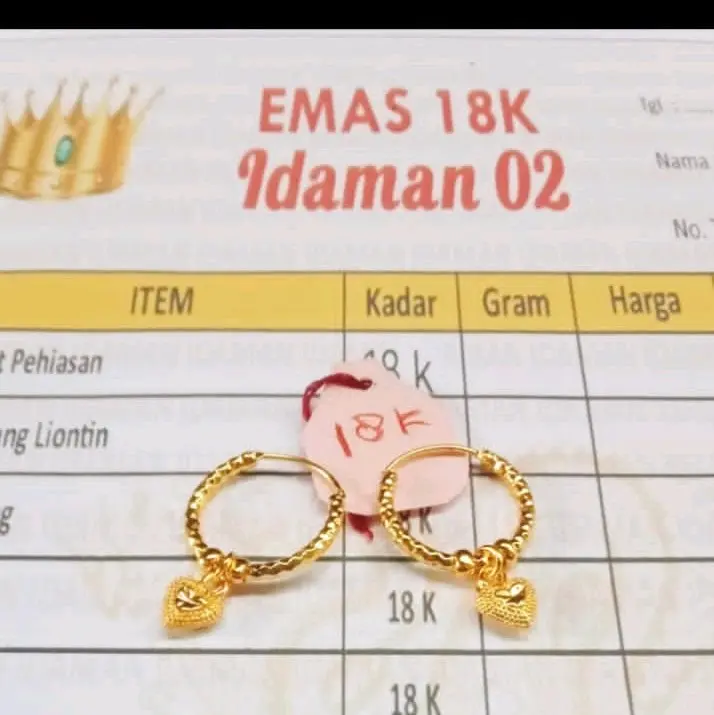 anting e.m.a.s asli bisa cod