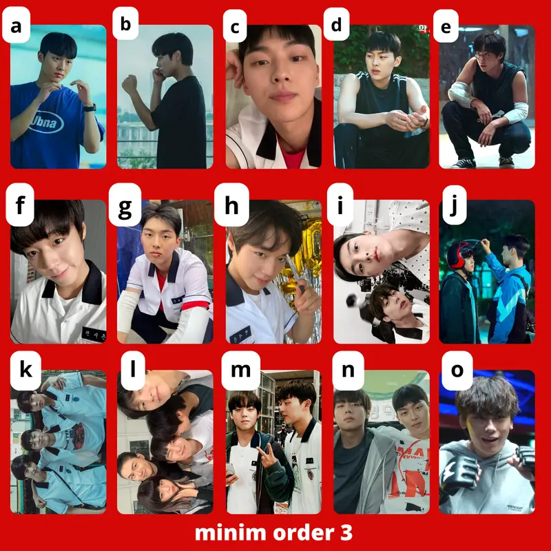 [UNOFFICIAL] PHOTOCARD WEAK HERO CLASS SEASON 1 & 2 DRAMA KOREA YEON SIEUN AHN SUHO PARK JIHOON CHOI HYUNWOOK LEE JUNYOUNG GEUM SEONGJE RYEO UN BAKU NA BAEKJIN GOTAK JUNTAE 1