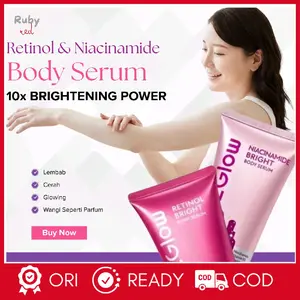 [NEW LAUNCHING ] Night And Day Body Serum Power 10x Brigthening Niacinamide & Retinol Body Lotion G2g Wangi Kaya Parfum Mencerahkan Anti Aging | Body Serum G2g Glad Glow Baru | Niacinamide dan Retinol Bodyserum