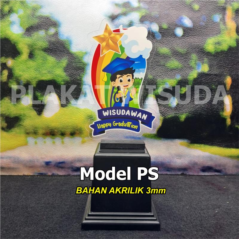 Product Introduction of MODEL PS AKRILIK 3mm Plakat Wisuda Piala Wisuda Anak TK/PAUD 1