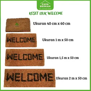 Keset Ijuk Welcome Sabut Kelapa/ Keset Sabut Kelapa/ Keset kesed welcome serabut ijuk kelapa sabut kualitas super