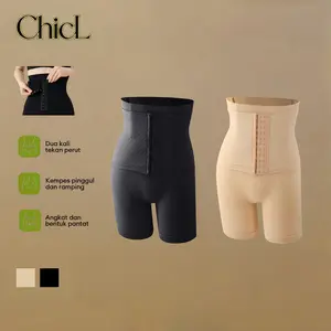 Korset Pelangsing Celana Super Efektif Kualitas PengontrolPerut Seamless Shaper 2in1 Pengait Extra High Kompresi pinggul dan pinggang Pelangsing Perut Buncit 039