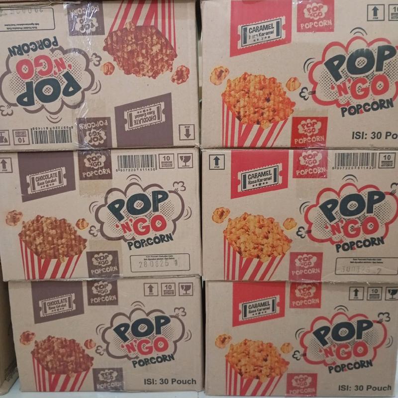 jajan pop corn dapat 1 dus isi 30 pouch bisa request rasa 0
