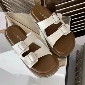 Sandal Finetic Kasual Wanita Model Terbaru Anti Slip Sendal Flatbed Cewek Karet Shoes